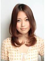 コンフェティ ルピナス山之手店(Confetti)&nbsp;30代40代50代60代 大人カワミディ 毛先くるんのつやありスタイル