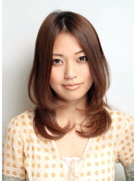 コンフェティ ルピナス山之手店(Confetti) 30代40代50代60代 大人カワミディ 毛先くるんのつやありスタイル