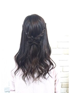アーチフォーヘアー(a rch for hair) 【編み込み リボン♪】