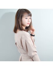 【vifreve】浮田有人☆大人可愛い柔らかストレートの小顔ロブ