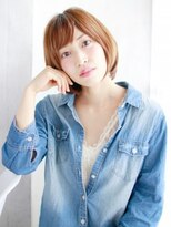 ナル 白山神社参道通り店(nalu)&nbsp;★おろし流しの前髪の内巻きボブスタイル★