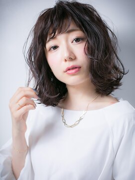 カバーヘアアンドスパ ブリス 浦和(COVER HAIR&SPA bliss) *bliss浦和*斜めバングで目力UP♪小顔くびれセミディｘ