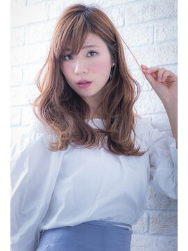 ヘアーアートシフォン 川口東口店(hair art chiffon) 伸ばしかけアシンメトリーの小顔マッシュ大人ボブ【川口】