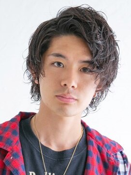 アース 船堀店(HAIR&MAKE EARTH) ワイルドアップバングスタイル