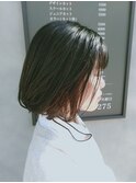 【ehre hair】インナーパープルカラー×ナチュラルボブ
