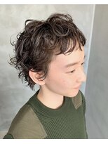 テトヘアー(teto hair) ショートバング パーマ ベリーショート ワンカール ウルフ