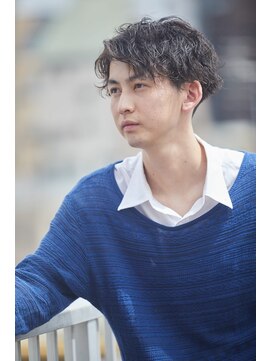 メンズサロンドットリアン(dot. lien) 【men’s salon dot. Tokyo】ゆるウェーブかきあげバング