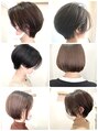 アンドエヌ 調布 つつじヶ丘(&/N) ショートヘアは1センチの長さで違うので毎月ヘアを変えられます