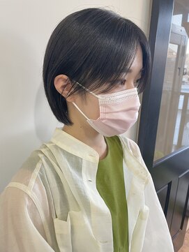 アスター(astar) 【astar】ミニボブ　顔まわり　フロントカット