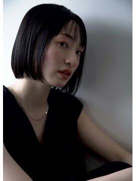 ヘアメイク エイト キリシマ(hair make No.8 kirishima) 黒髪ボブ×黒髪アッシュ