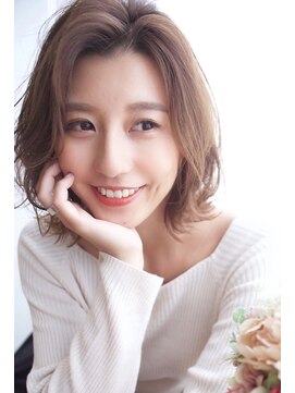 ポット バイ クレドガーデン 大宮東口店(pote by CRED GARDEN) 大人可愛い20代30代40代前下がりショートボブ丸みショート大宮m