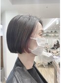 【松戸 藤原】インナーカラーショートボブ