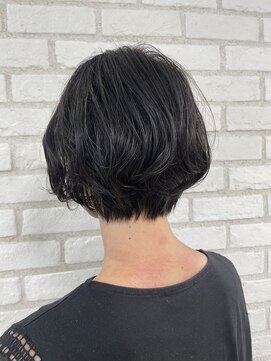 アッシュ 稲田堤店(Ash) ショートボブ×ゆるふわパーマ