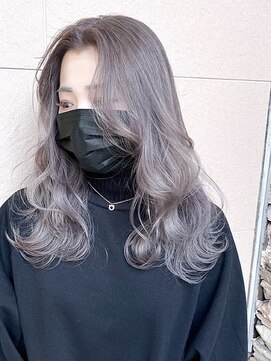 ボイスヘア(voice hair) 透け感シルバーグレージュ