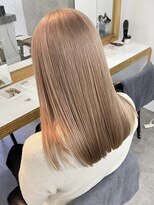 リード バイ ラグーン(LEAD by LAGOON)&nbsp;ミルクティーベージュダブルカラーピンクベージュブリーチカラー