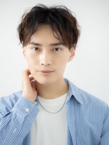 モッズヘアー メン 戸田公園店(mod's hair men)&nbsp;センターパートで爽やかな印象！ラフマッシュパーマe戸田公園