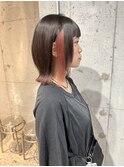 【VENTI 伊藤】ピンクベージュ　インナーカラー