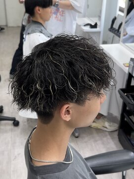 メンズ サロン ドット トウキョウ 町田店(men's salon dot. tokyo) ツイストスパイラル×ハイライト
