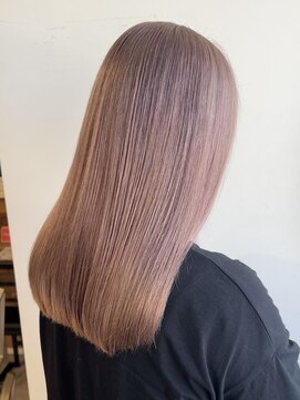 サロンドジョー(salon de joe) ケアブリーチダブルカラーインナーカラーショートボブレイヤー