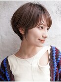 ショートカット×ひし形ショートボブ×前髪あり20代30代40代 s03