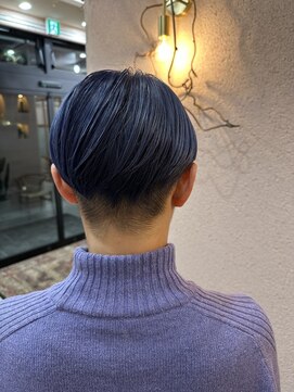 トリコ 柏(tricot) 刈り上げ/ショート/ブルーカラー