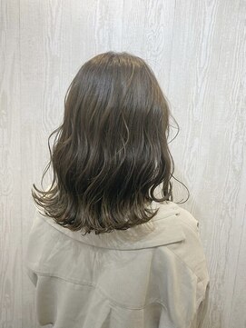 テーラヘアー つくば研究学園店(TELA HAIR) 波巻ウェーブ×オリーブグレージュ【TELA HAIR つくば研究学園】