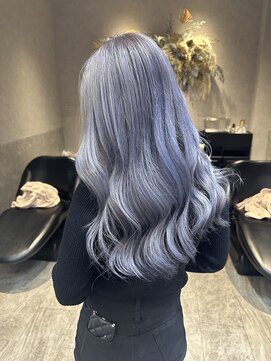 ロンドルピナス 小倉(Lond Lupinus) ブルーブラック/ワイドバング/美髪のススメ/外ハネボブ/北九州