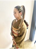成人式ヘアセット＊
