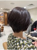 骨格補正グラデーションボブショート