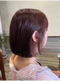 ブリーチなしピンクベージュ