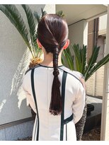 ヒャッカ(hyakka)&nbsp;綺麗めタイトポニーヘアセット