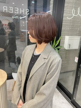 シアエミュー 新越谷店(SHEER emu) ひし形ボブ