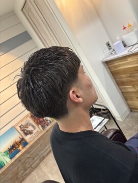 MEN’S HAIR/波巻ツイストスパイラル/フェザーパーマ/船橋