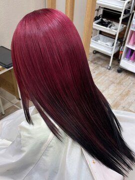 ジプソ(Gypso Hair salon) (そうや) レッドグラデーション