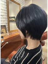 ヘアメイク フレンシア(hair make flencia)&nbsp;凛とした美しさ！黒髪コンパクトショート【031スタイル】