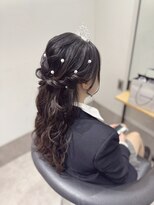 モナルダ(Monarda)&nbsp;10代20代30代/ヘアセット/結婚式/パーティ【岡山】