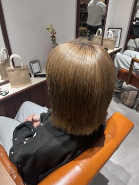 オーパスバイアンブルリュクス 池袋(Opus by ambleluxe) レディースカット/ダブルカラー/顔まわりレイヤー