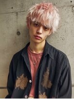 ネハス 栄(nehus.)&nbsp;MEN’S HAIR/サーフカール/刈り上げセンターパート/ブリーチ