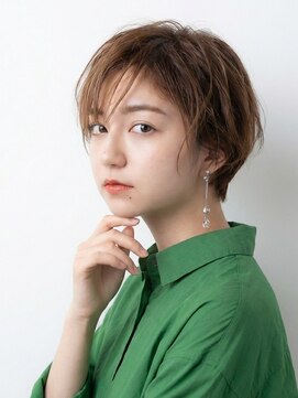 アッシュ 志木南口店(Ash) 大人ハンサムショート×透け感ベージュ