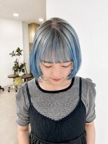 サムライ(SAMURAI)&nbsp;ルーツカラー × アイスブルー