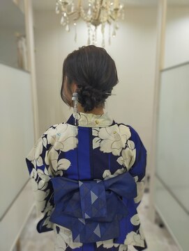 ヘアセットサロン ラシク(LaCQ) 半幅帯×浴衣