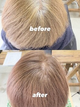 コティ(Koti)の写真/《川内/New Open》ブリーチを使わない白髪ぼかしが人気☆大人女性のお悩みに寄り添うプライベートサロン◎