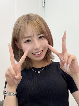 ロサ ファイブヘアー(Rosa..5Hair) 黒染めから1ブリーチ！ミルクティーベージュ★