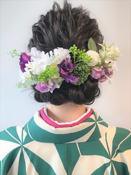 ビートス(BEAT S) 【BEAT S】卒業式 成人式セット ギブソンタック ヘアアレンジ