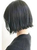 ☆Inity☆切りっぱなしアゴラインボブ×ブルーブラック