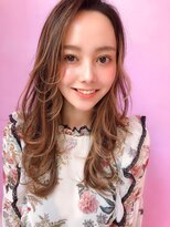ロングハイレイヤースタイル