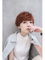 ジーナ 博多(Zina)&nbsp;【Zina】マッシュショート♪カシスブラウン♪