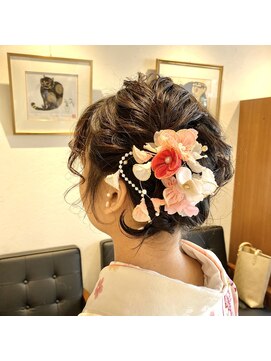 アルマヘアー(Alma hair by murasaki) 卒業式ヘアセット◎ショートスタイル