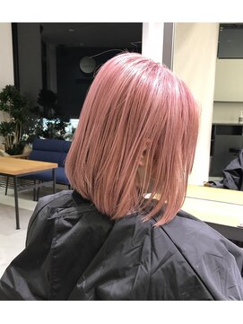 ストゥー(StueW.) ピンク【倉敷】【岡山】【ハイライト】【バレイヤージュ】
