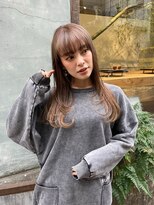 クラン(clan)&nbsp;前下がりボブ/モテ髪カタログ/小顔に見せるヘア/前髪カット